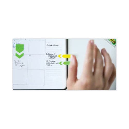 Post-it Flags Arrow Message 1 Prioritization Page Flags to Do Red/yellow/green 20 Flags/dispenser 3 Dispensers/pack - Office - Post-it®