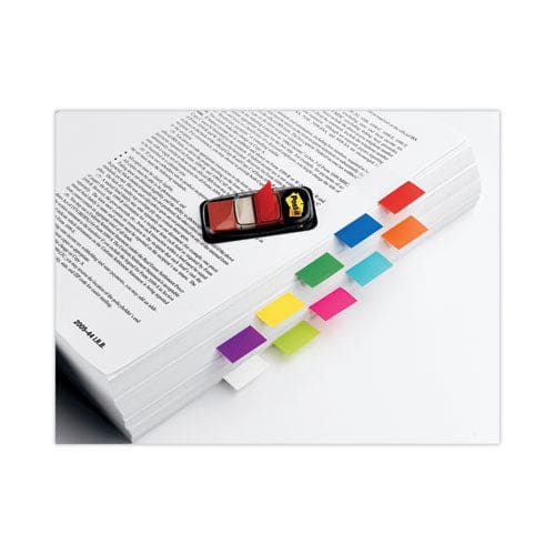 Post-it Flags Marking Page Flags In Dispensers Red 50 Flags/dispenser 12 Dispensers/pack - Office - Post-it® Flags