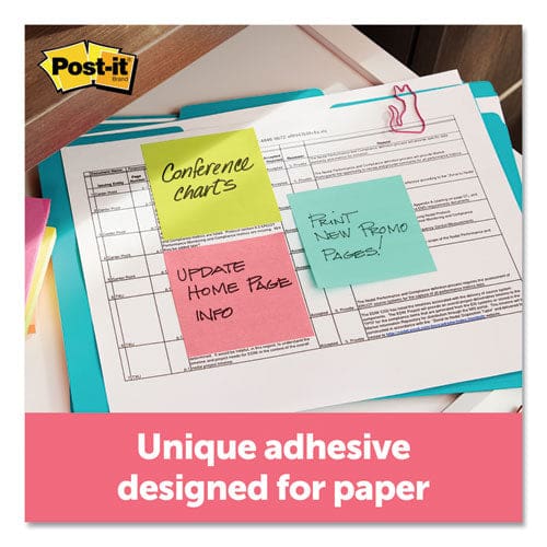 Post-it Notes Original Pads In Poptimistic Collection Colors 3 X 5 100 Sheets/pad 5 Pads/pack - School Supplies - Post-it® Notes