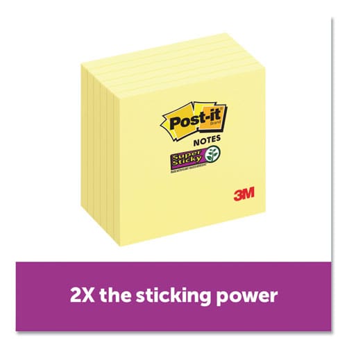 Post-it Notes Super Sticky Pads In Canary Yellow Value Pack 3 X 3 90 Sheets/pad 24 Pads/pack - School Supplies - Post-it® Notes Super Sticky