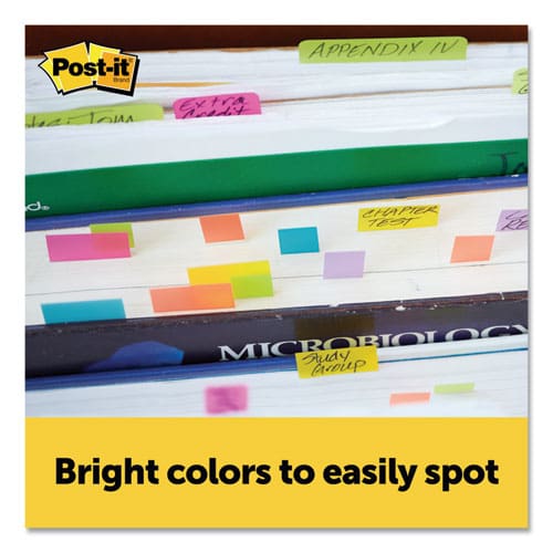 Post-it Page Flag Markers Assorted Bright Colors 50 Sheets/pad 10 Pads/pack - Office - Post-it®