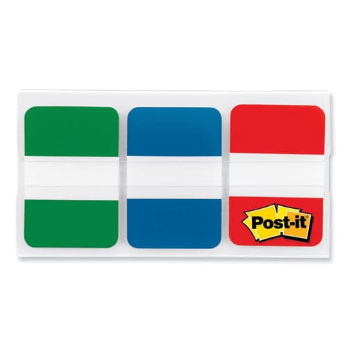 Post-it Tabs 1 Plain Solid Color Tabs 1/5-cut Assorted Colors 1 Wide 66/pack - Office - Post-it® Tabs