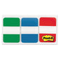 Post-it Tabs 1 Plain Solid Color Tabs 1/5-cut Assorted Colors 1 Wide 66/pack - Office - Post-it® Tabs