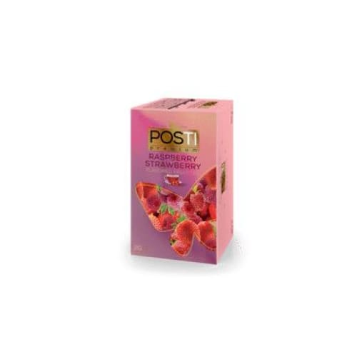 Posti Raspberry and Strawberry Flavoured Tea Bags 20 pcs. - Posti