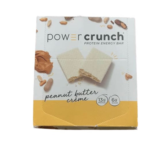 Power Crunch Protein Energy Bars, Peanut Butter Creme, 1.4 oz, 12-count - ShelHealth.Com