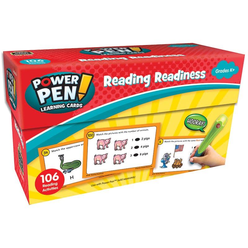 Power Pen Learning Cards Reading Readiness (Pack of 3) - Reading Skills - Teacher Created Resources