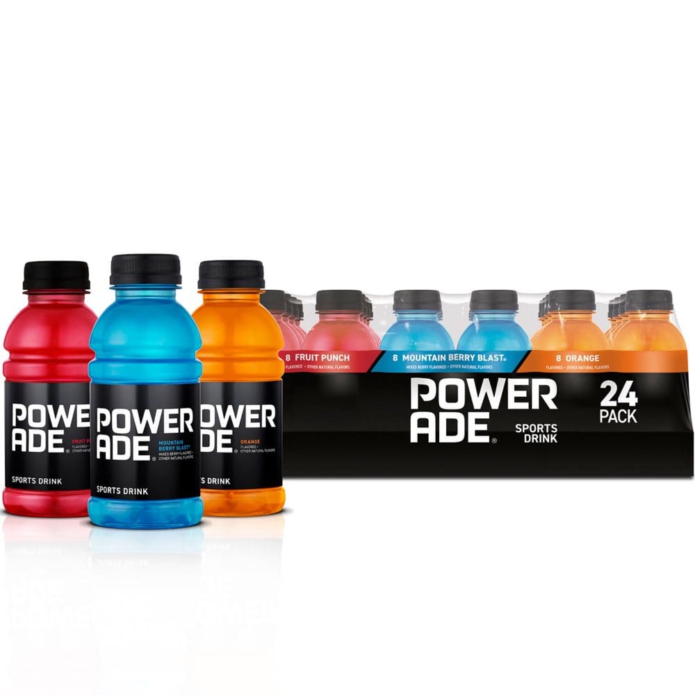 Powerae Powerade Sports Drink Variety Pack (12 oz., 24 pk.) | ShelHealth