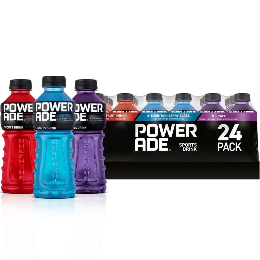 Powerade Sports Drink Variety Pack (20 fl. oz. 24 pk.) - Sports Drinks & Enhanced Waters - Powerade Sports