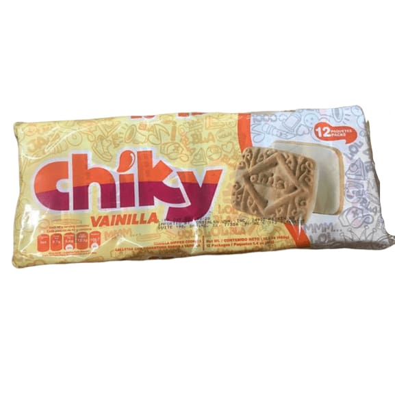 Pozuelo Chiky Vanilla Cookies Bag, 12 Count - ShelHealth.Com