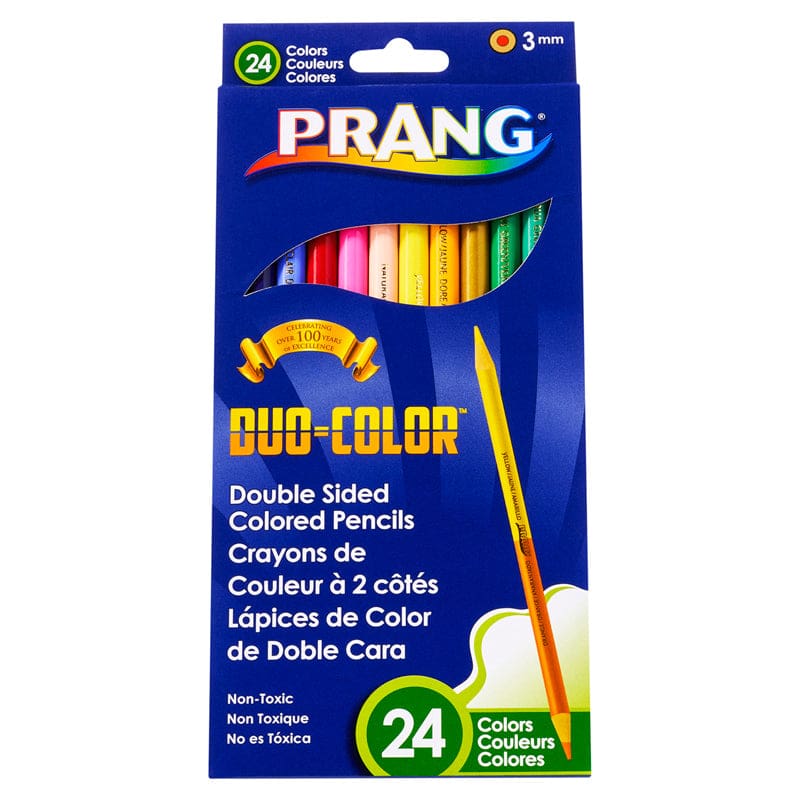 Prang Duo Color Pencils 24 Color St (Pack of 10) - Colored Pencils - Dixon Ticonderoga Company