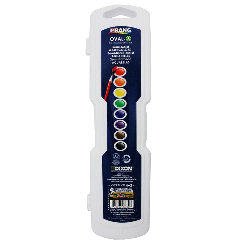 Prang Oval 8 Water Colors (Pack of 10) - Paint - Dixon Ticonderoga Company