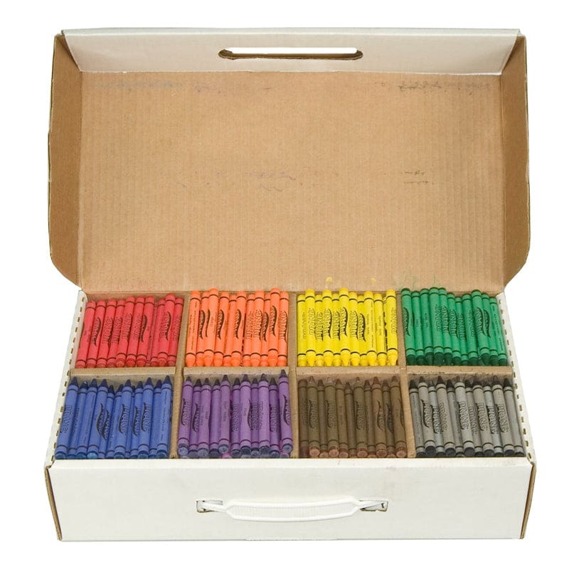 Prang Soybean Crayons Master Pack Regular 800 Count - Crayons - Dixon Ticonderoga Company