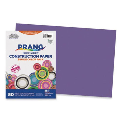 Prang Sunworks Construction Paper 50 Lb Text Weight 12 X 18 Violet 50/pack - School Supplies - Prang®