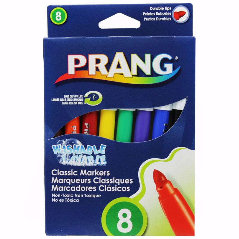 Prang Washable Markers Conical Point (Pack of 10) - Markers - Dixon Ticonderoga Company