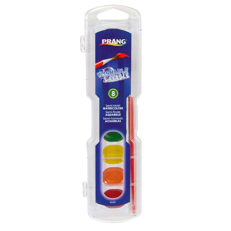 Prang Washable Water Colors 8 Color Set (Pack of 12) - Paint - Dixon Ticonderoga Company