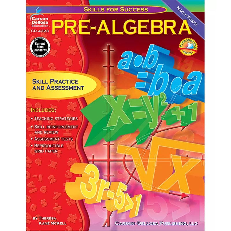 Pre-Algebra Skill For Success (Pack of 2) - Algebra - Carson Dellosa Education