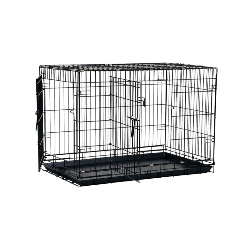 Precision Pet Products 2 Door Great Crate for Dog HardSided Black 30