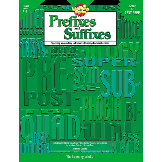 Prefixes And Suffixes (Pack of 2) - Word Skills - Creative Teaching Press