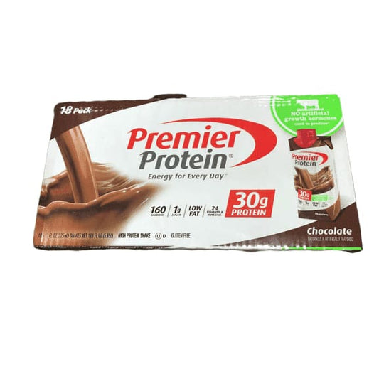 Premier Protein 30g Protein Shakes, Chocolate (11 fl. oz, 18 Pack) - ShelHealth.Com