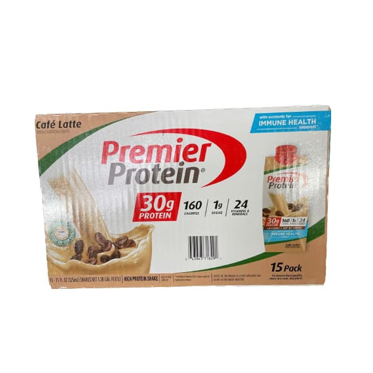 Premier Protein Cafe Latte Shake 15 ct./11 oz. - Premier Protein