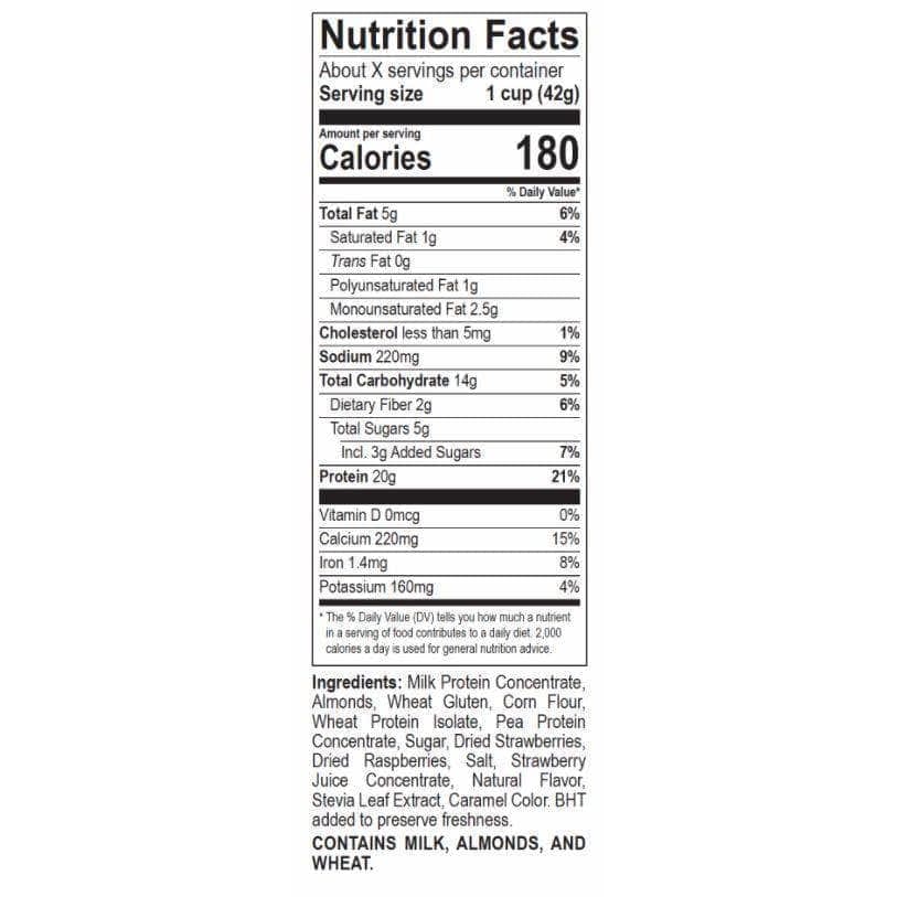 Premier Protein Premier Protein Mixed Berry Almond Cereal, 30 oz.