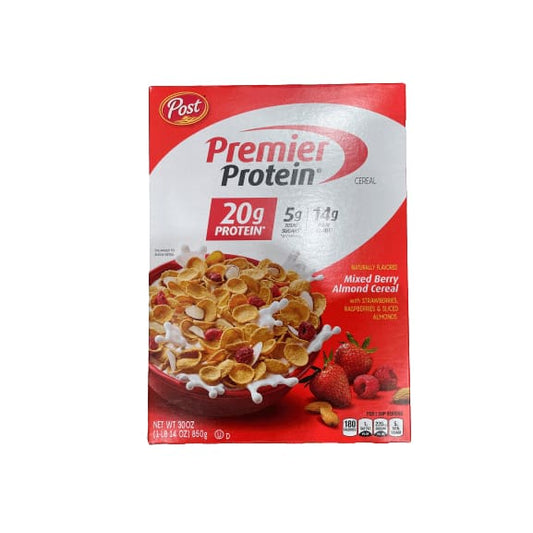 Premier Protein Premier Protein Mixed Berry Almond Cereal, 30 oz.