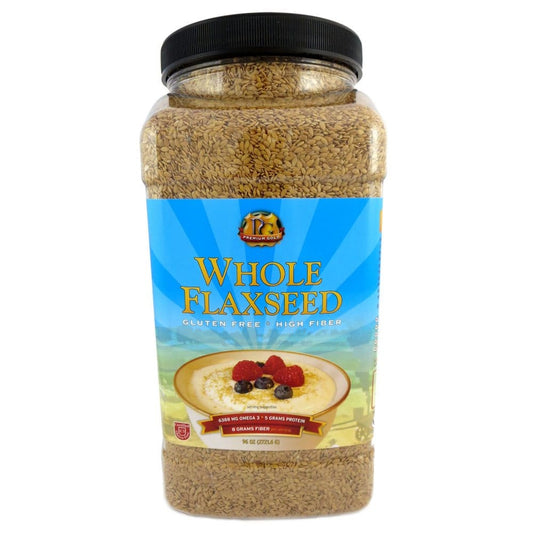 Premium Gold Whole Flaxseed (96 oz.) - Baking Goods - Premium Gold