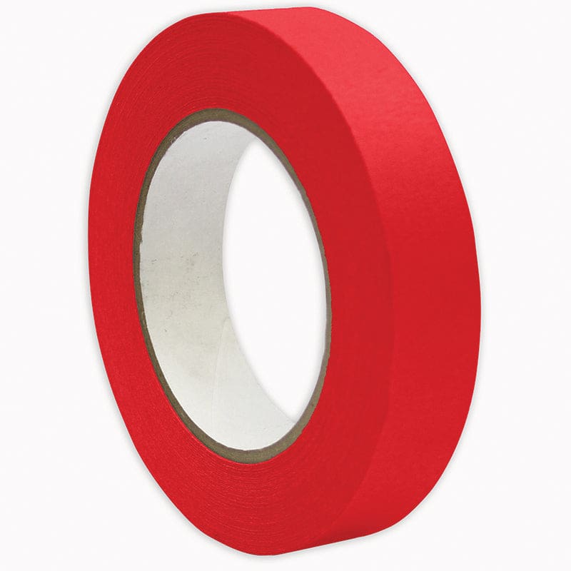 Premium Masking Tape Red 1X55Yd (Pack of 6) - Tape & Tape Dispensers - DSS Distributing