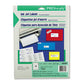 PRES-a-ply Labels Laser Printers 3.33 X 4 White 6/sheet 100 Sheets/box - Office - PRES-a-ply®