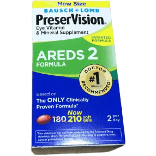 PreserVision AREDS 2 Formula Supplement (210 Count) - ShelHealth.Com