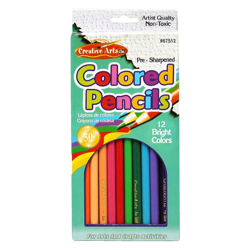 Presharpened 7In Colored Pencils (Pack of 12) - Colored Pencils - Charles Leonard