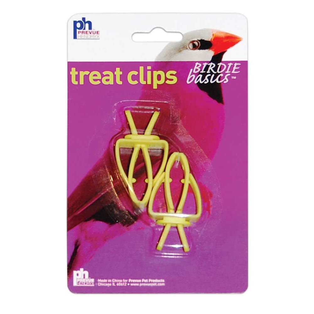 Prevue Pet Products Treat Clips Yellow 2 Pk - Pet Supplies - Prevue Pet