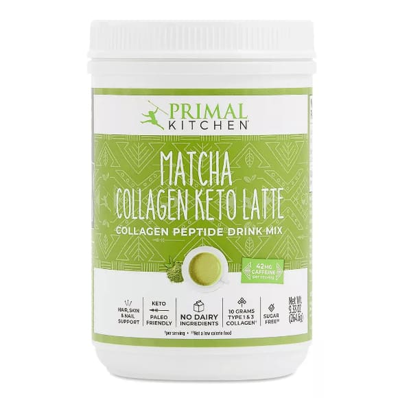 Primal Kitchen Primal Kitchen Matcha‌ ‌Collagen‌ ‌Keto‌ ‌Latte‌ Drink Mix, 9.33 oz