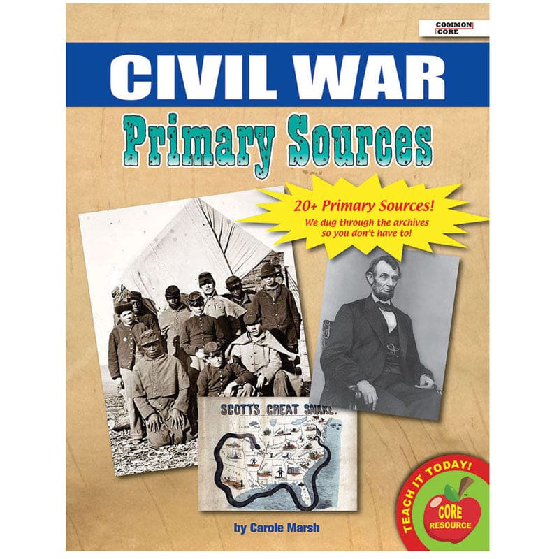 Primary Sources Civil War (Pack of 2) - History - Gallopade