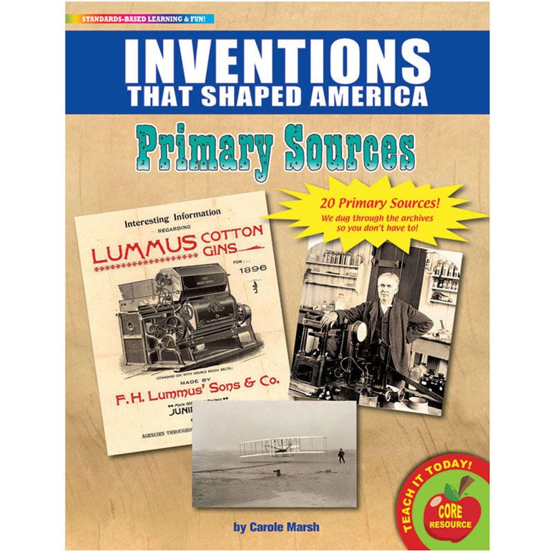 Primary Sources Inventions That Shaped America (Pack of 2) - History - Gallopade