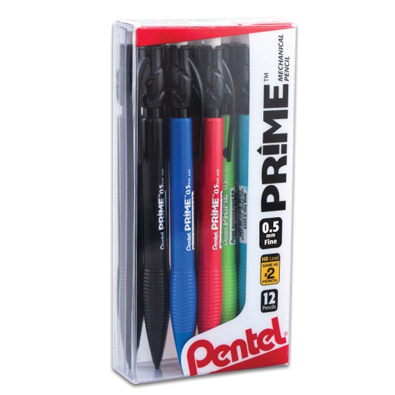 Prime Mechanicl Pencls.5 Mm 12Pk Assorted Barrels (Pack of 6) - Pencils & Accessories - Pentel Of America