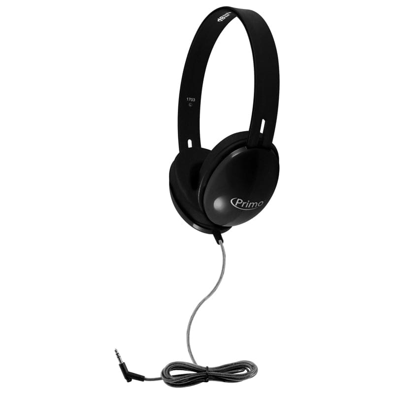 Primo Stereo Headphones Black (Pack of 2) - Headphones - Hamilton Electronics Vcom