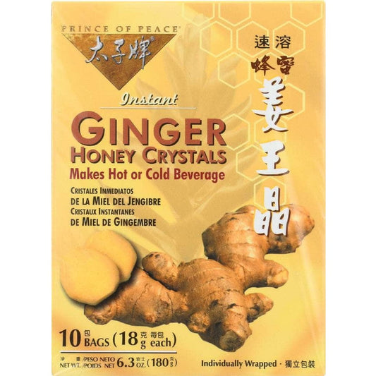 Prince Of Peace Prince Of Peace Instant Ginger Honey Crystals, 10 bags