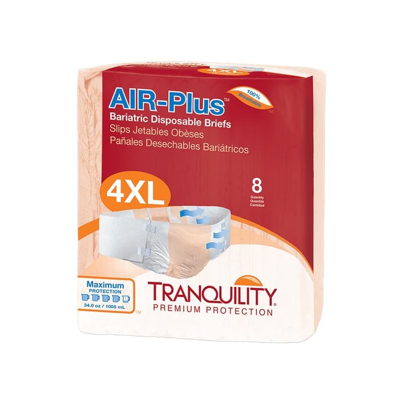Principle Business Enterprises Brief Air-Plus Bariatric 4Xl- 5Xl 108 Case of 32 - Incontinence >> Briefs and Diapers - Principle Business