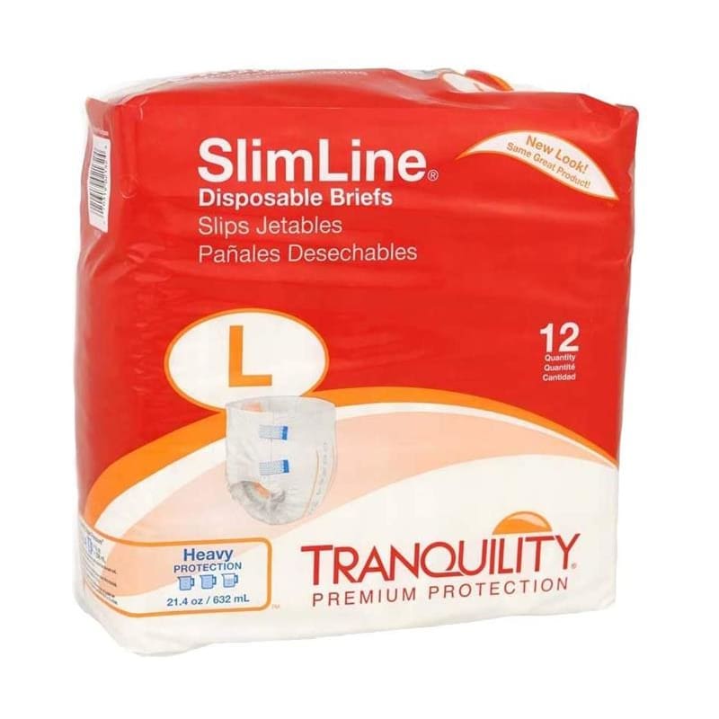 Principle Business Enterprises Brief Slimline Orig Tranquility Large Case of 96 - Incontinence >> Briefs and Diapers - Principle Business