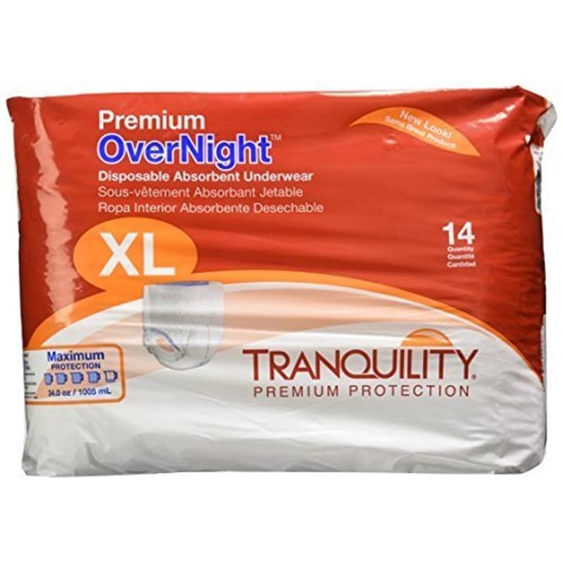 Principle Business Enterprises Premium Overnight Absorb Underwear Xl Case of 56 - Incontinence >> Protective Underwear - Principle Business