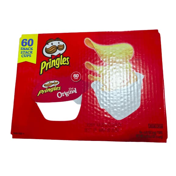 Pringles Original Snack Pack Tubs - 0.67oz - 60 Count - ShelHealth.Com