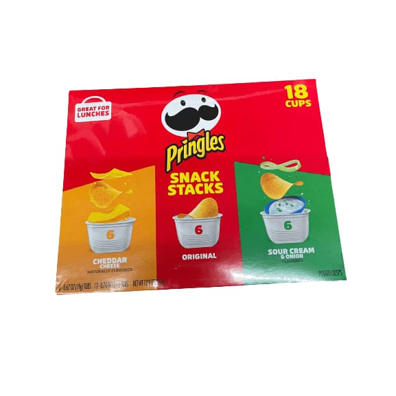 Pringles Pringles Snack Stacks, Great for Lunches, 18 Cups