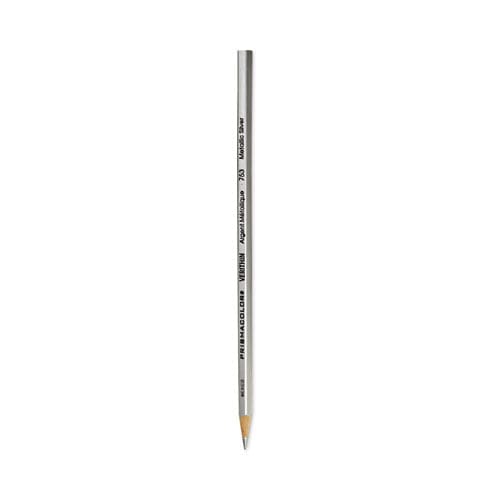 Prismacolor Verithin Smear-proof Colored Pencils 2 Mm Metallic Silver Lead Metallic Silver Barrel Dozen - School Supplies - Prismacolor®