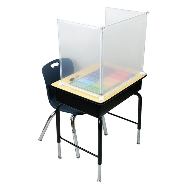 Privacyview Desktop Shield 3 Panels & 6 Connectors - Wall Screens - Ashley Productions