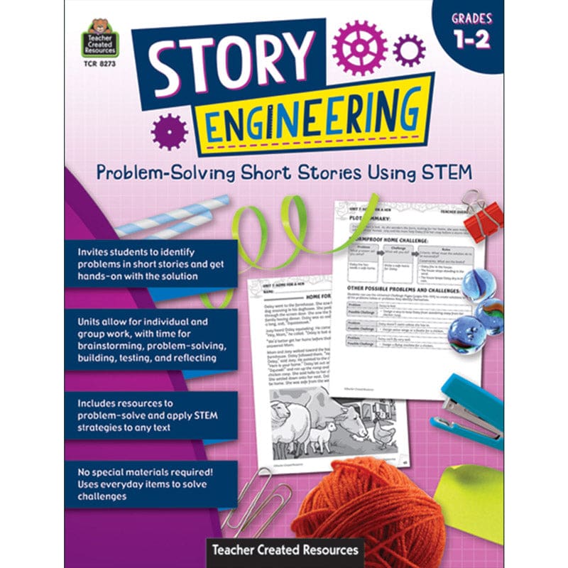 Problem Solvng Short Stories Gr 1-2 Using Stem (Pack of 3) - Classroom Activities - Teacher Created Resources