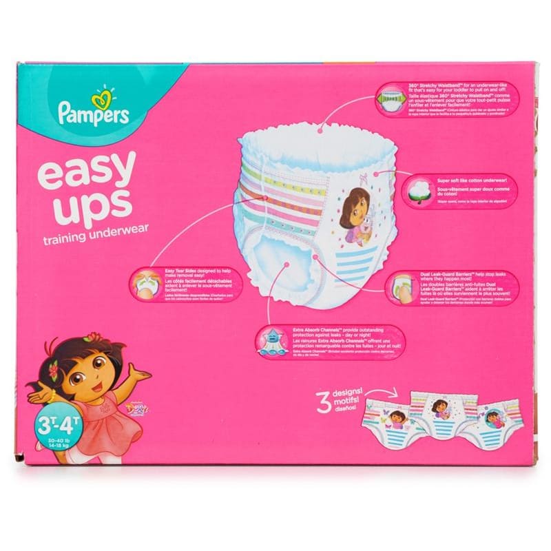 Procter and Gamble Pampers Easy Up Girls 3T-4T Box of G23 - Incontinence >> Briefs and Diapers - Procter and Gamble