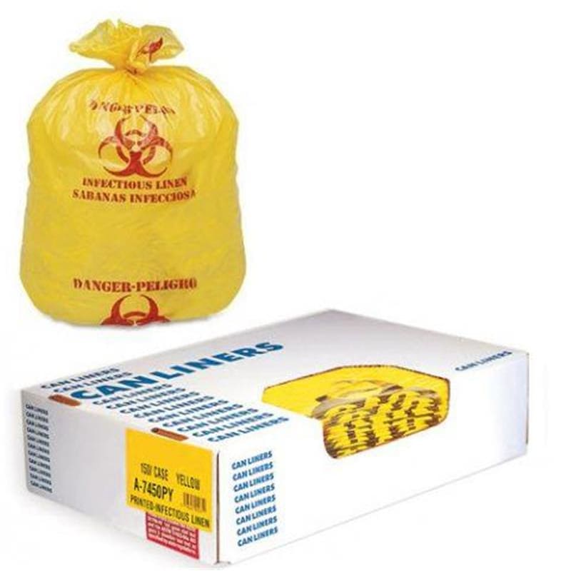 PROCURE Biohazard Liners 40 X 47 Yellow Cs150 Rl C150 - Item Detail - PROCURE