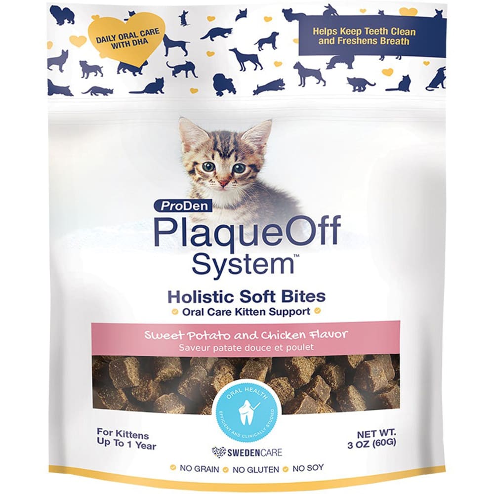 Proden Cat Plaqueoff Bites Kitten 3Oz - Pet Supplies - Proden
