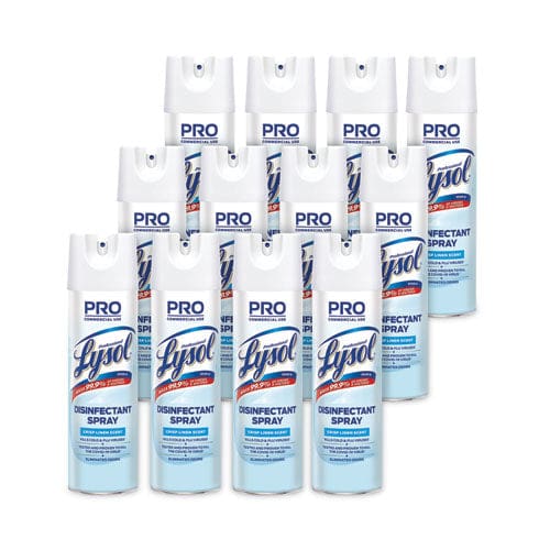 Professional LYSOL Brand Disinfectant Spray Crisp Linen 19 Oz Aerosol Spray - School Supplies - Professional LYSOL® Brand